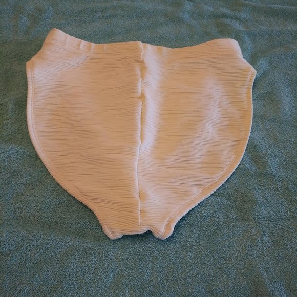 BRAND NEW ANNE COLE COLLECTION WHITE BIKINI -SZ 10 - Picture 2 of 4